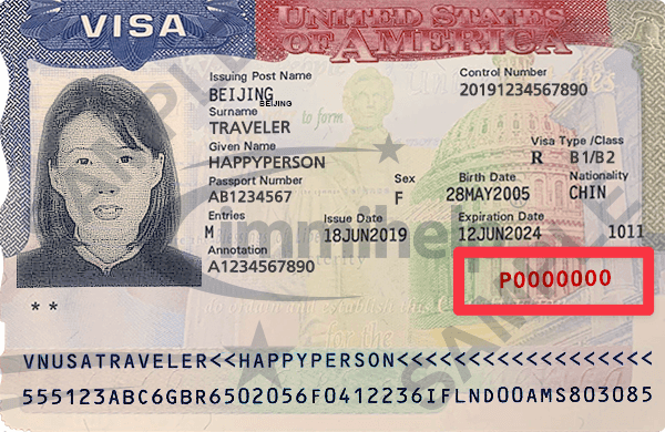 present travel document number